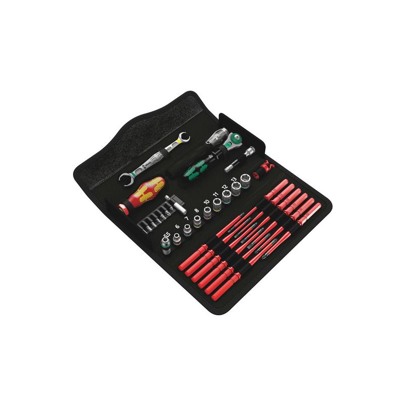 WERA Kraftform Kompakt W1 Wartung Satz 35-teilig