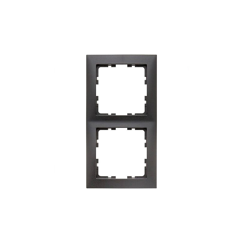 Berker S.1 Rahmen 2-fach, anthrazit matt
