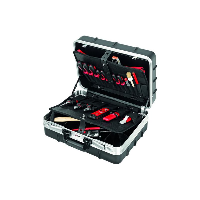 CIMCO Lehrlingskoffer ECO 23 Werkzeuge + Spannungsprüfer