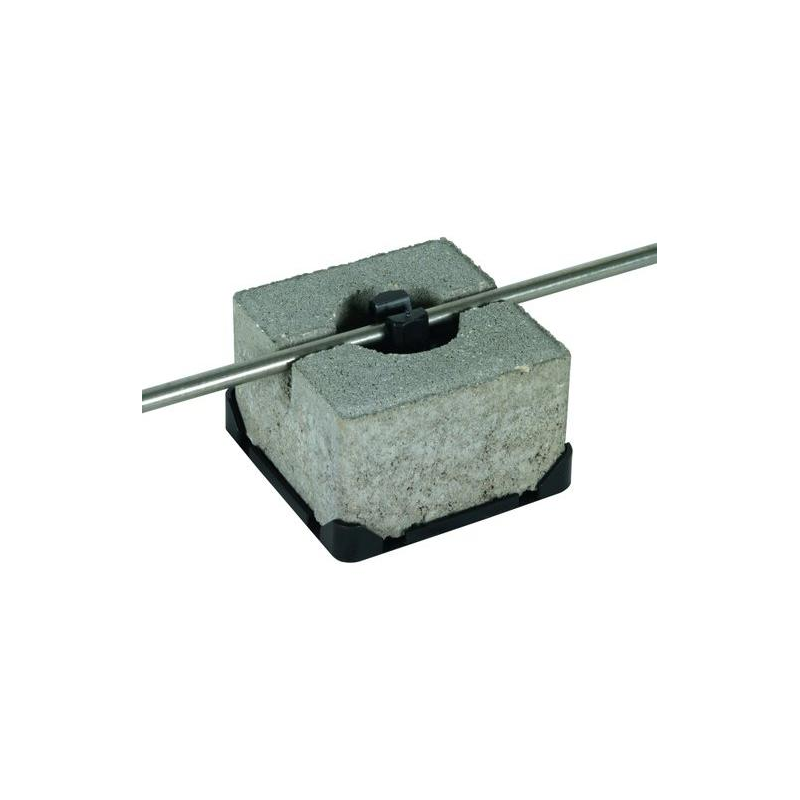 DEHN Dachleitungshalter für Flachdächer, Betonstein 100x100x70 mm
