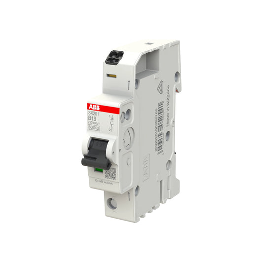 ABB Sicherungsautomat SX200, 1-polig, 16A, B, 6kA - SX201-B16