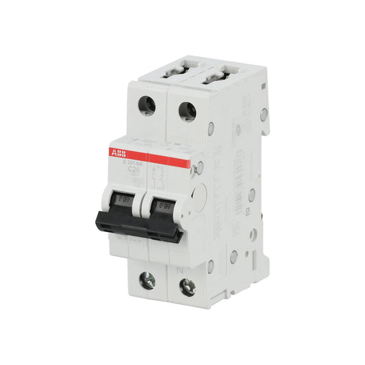ABB Sicherungsautomat S200, 1+N, 20A, C, 6kA - S201-C20NA