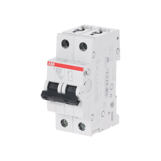 ABB Sicherungsautomat S200, 1+N, 20A, B, 6kA - S201-B20NA
