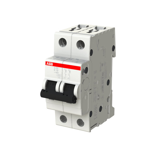 ABB Sicherungsautomat S200, 2-polig, 10A, C, 6kA - S202-C10