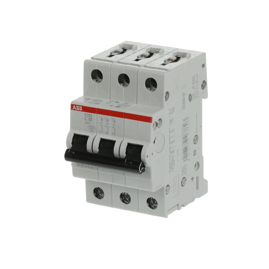 ABB Sicherungsautomat S200, 3-polig, 10A, C, 6kA - S203-C10