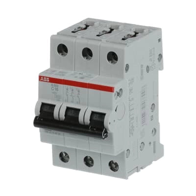 ABB Sicherungsautomat S200, 3-polig, 16A, C, 6kA - S203-C16