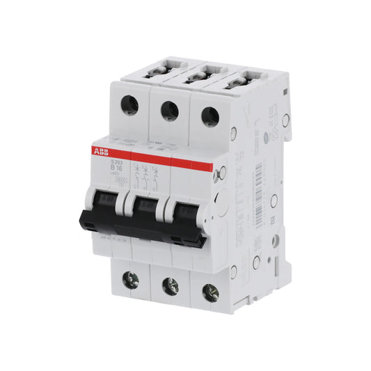 ABB Sicherungsautomat S200, 3-polig, 16A, B, 6kA - S203-B16