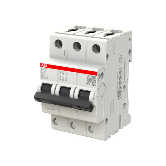ABB Sicherungsautomat SX200, 3-polig, 32A, C, 6kA - SX203-C32