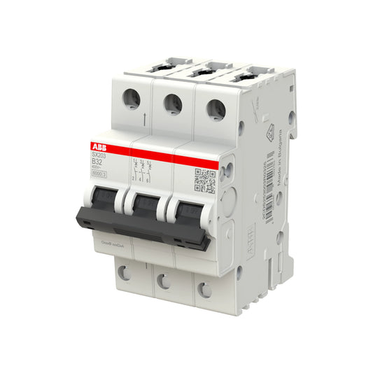 ABB Sicherungsautomat SX200, 3-polig, 32A, B, 6kA - SX203-B32