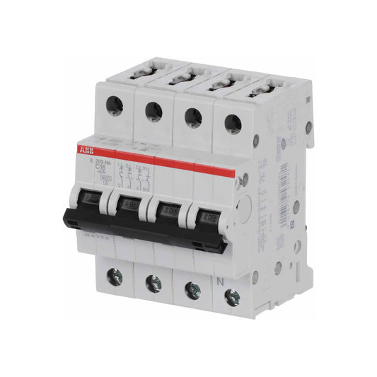 ABB Sicherungsautomat S200, 3+N, 16A, C, 6kA - S203-C16NA
