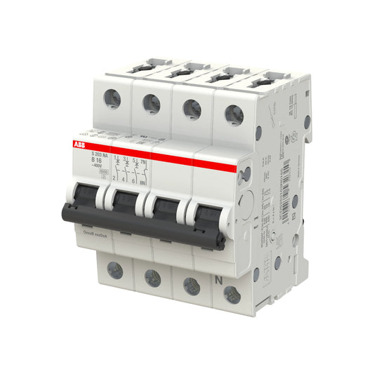 ABB Sicherungsautomat S200, 3+N, 16A, B, 6kA - S203-B16NA