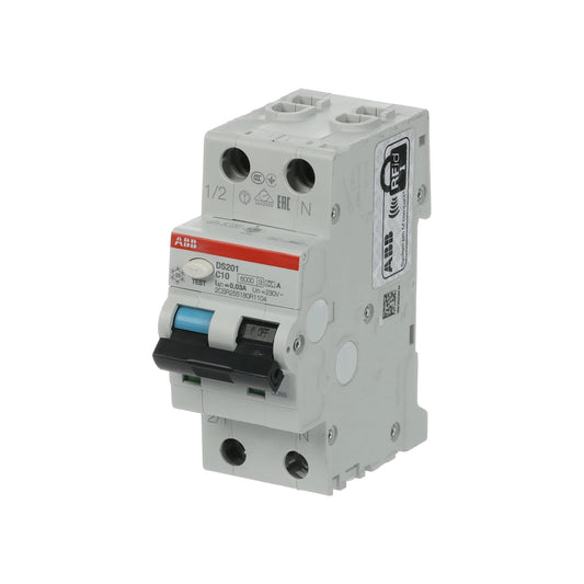 ABB FI-LS-Schalter DS201, 1+N, 30mA, 10A, C, Typ A - DS201 C10 A30