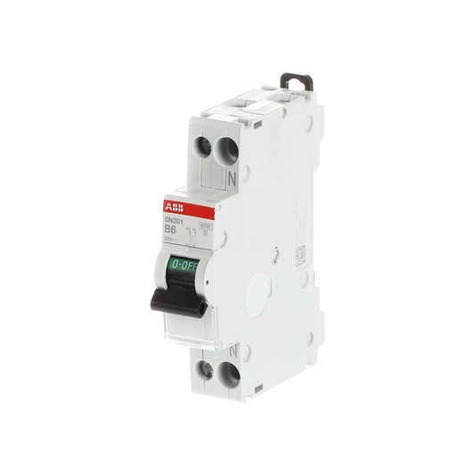ABB Sicherungsautomat SN201, 1+N, 6A, B, 6kA - SN201-B6