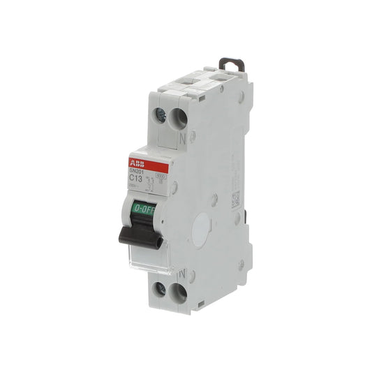 ABB Sicherungsautomat SN201, 1+N, 13A, C, 6kA - SN201-C13