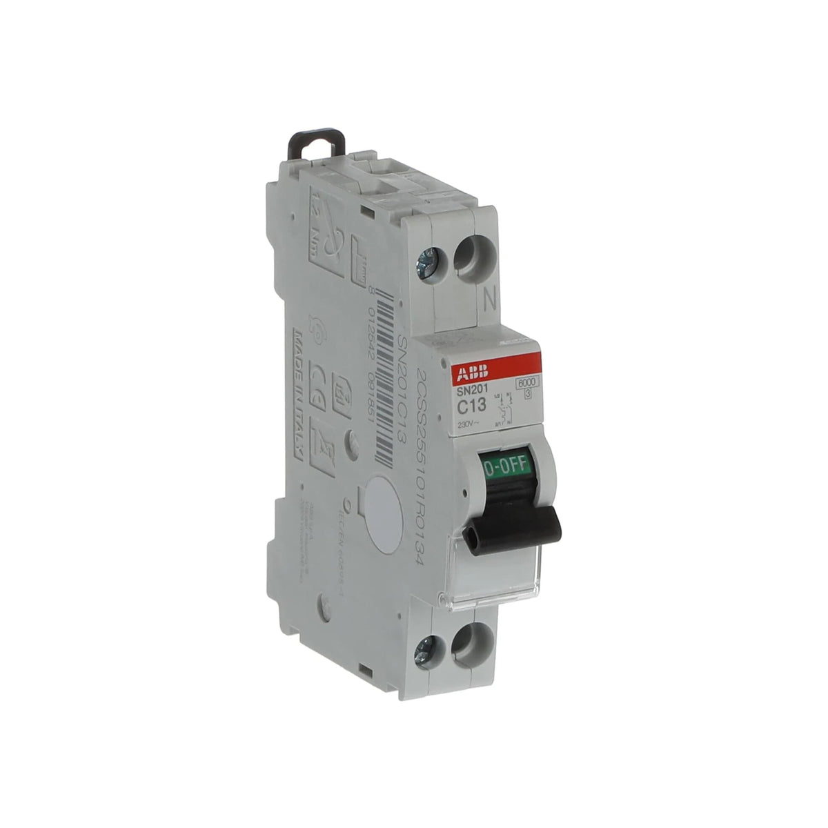 ABB Sicherungsautomat SN201, 1+N, 13A, C, 6kA - SN201-C13