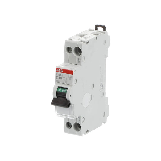 ABB Sicherungsautomat SN201, 1+N, 16A, C, 6kA - SN201-C16