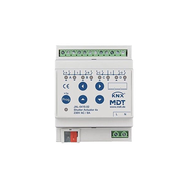MDT KNX Jalousieaktor 4-fach REG