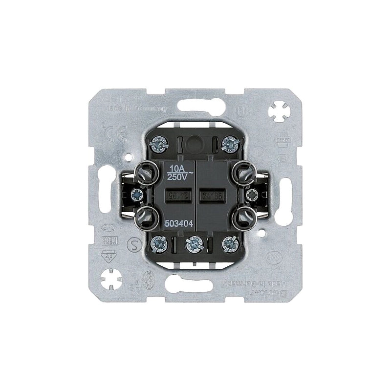 Berker Gruppen-Serientaster, 4 Schließer, gemeinsame Eingangsklemme