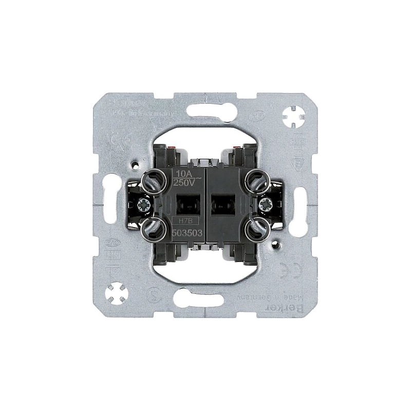 Berker Serientaster, 2x Schließer, getrennte Eingangsklemmen