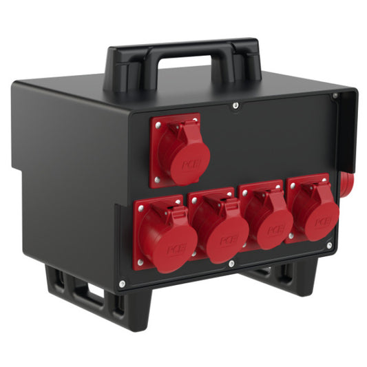 PC ELECTRIC Mobilverteiler SCHREMS BV 2x32/5 4x16/5 6xSSD GS63/5 Ea IP54