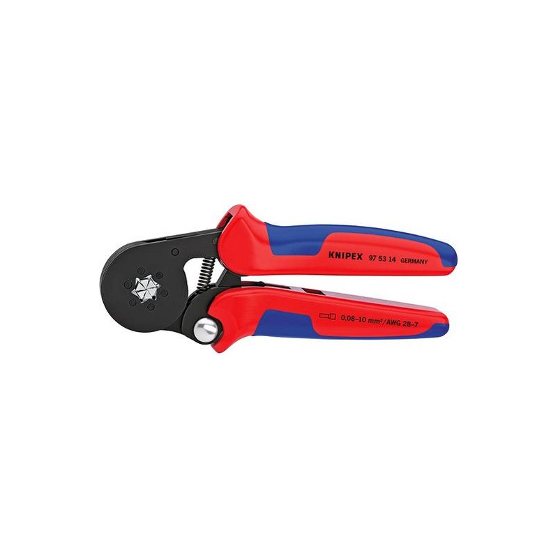 KNIPEX Aderendhülsen - Presszange selbsteinstellend 0,08 - 10 mm²