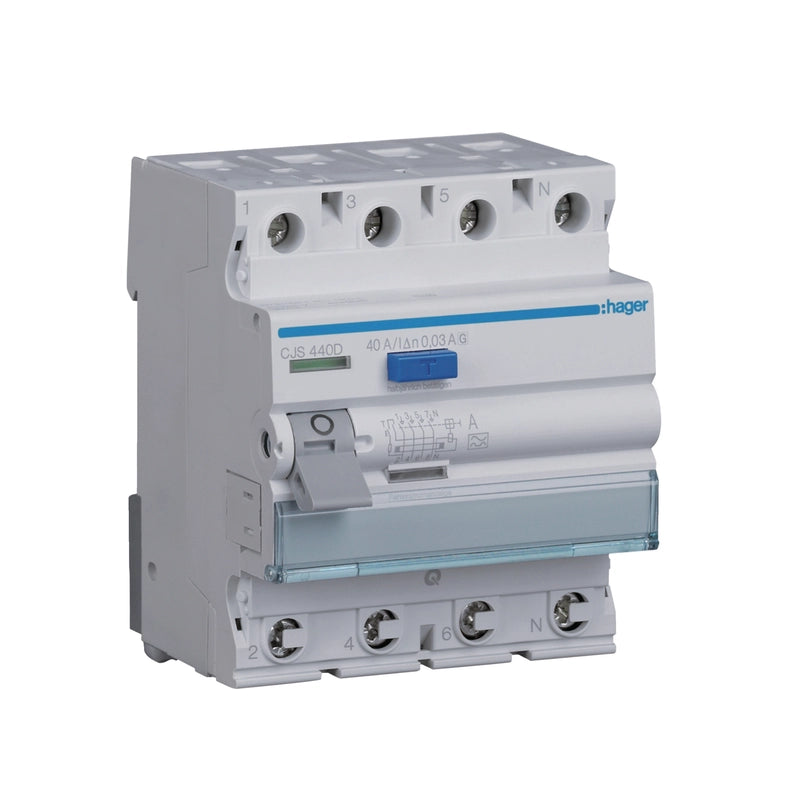 Hager FI-Schutzschalter 4-polig 6 kA 40A 30 mA Typ G/A-VS - CJS440D