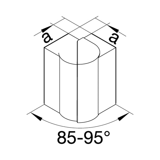 Hager Tehalit BRP651703H9016 Maßzeichnung