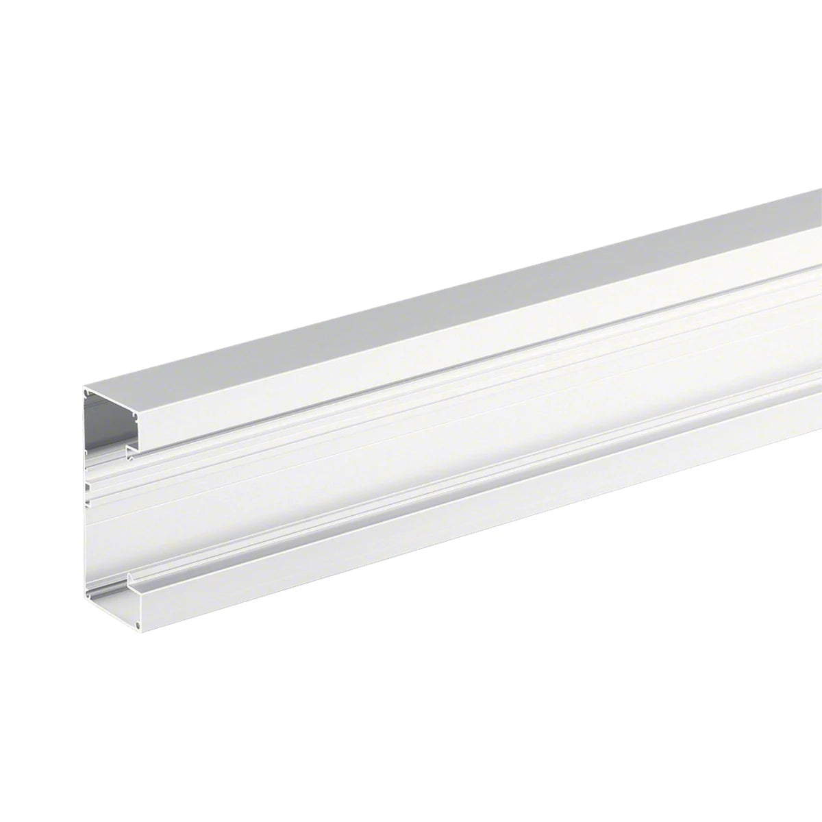 Hager Tehalit BRAP Alu-Brüstungskanal Unterteil 65x130mm verkehrsweiß (2m) - BRAP6513019016