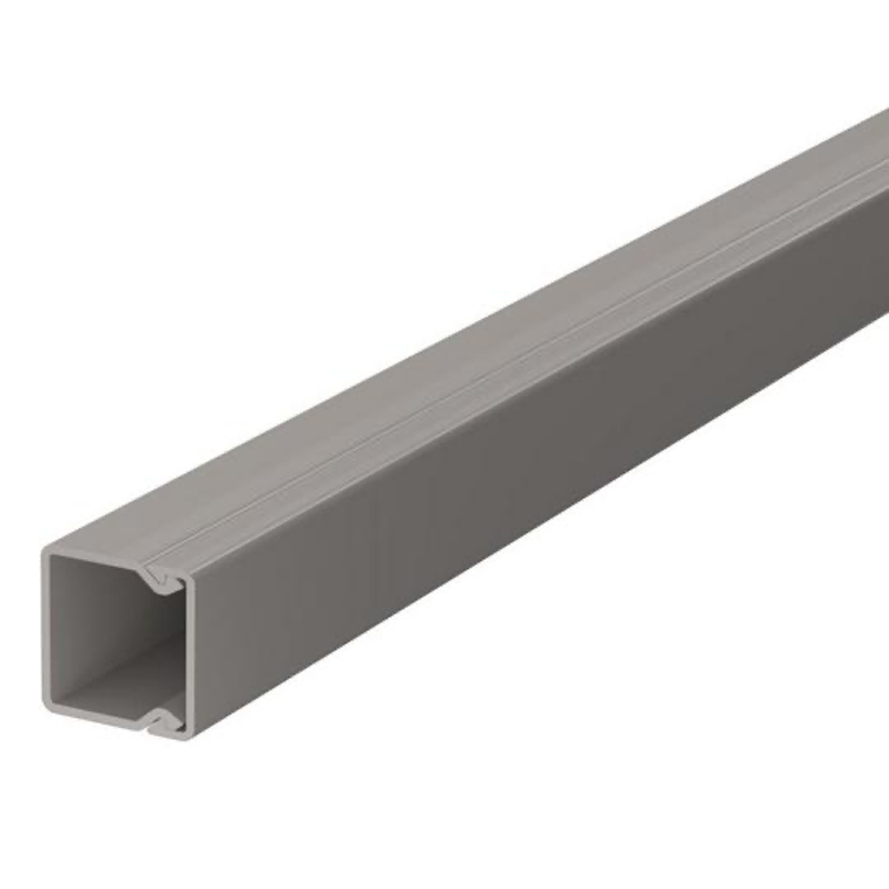 OBO cable routing duct 20x20mm stone gray (2m)