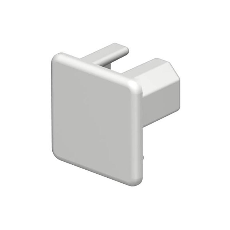 OBO Endstück Leitungsführungskanal 20x20mm reinweiß