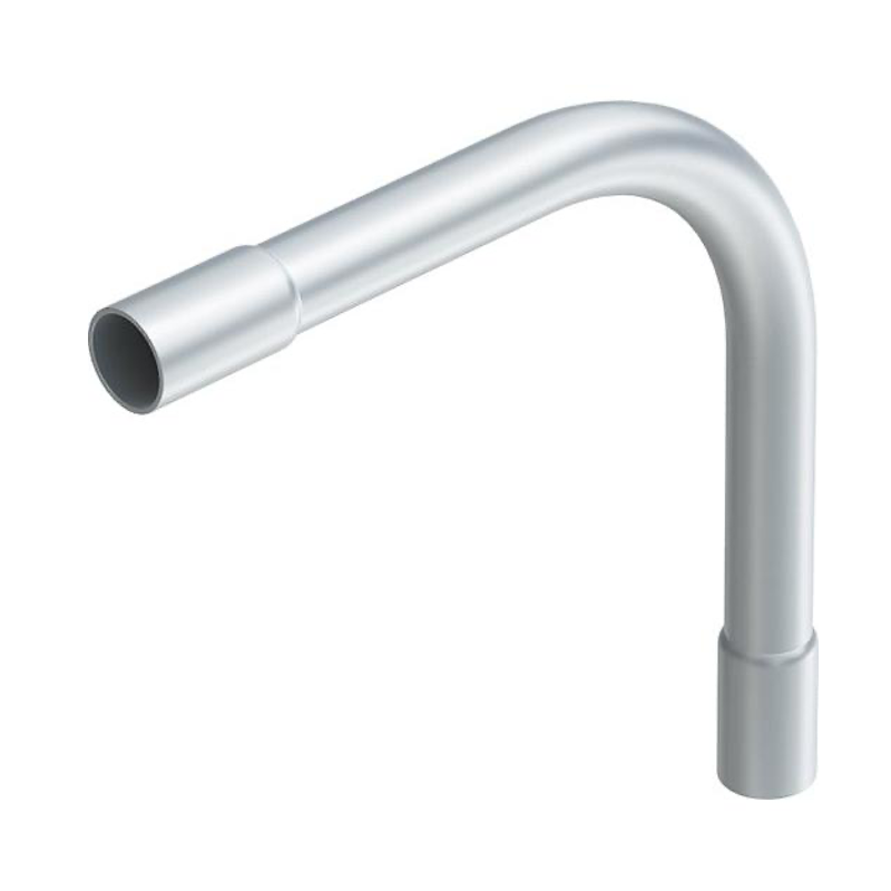 OBO Steckbogen Aluminium 32 mit beidseitige Muffe 90°