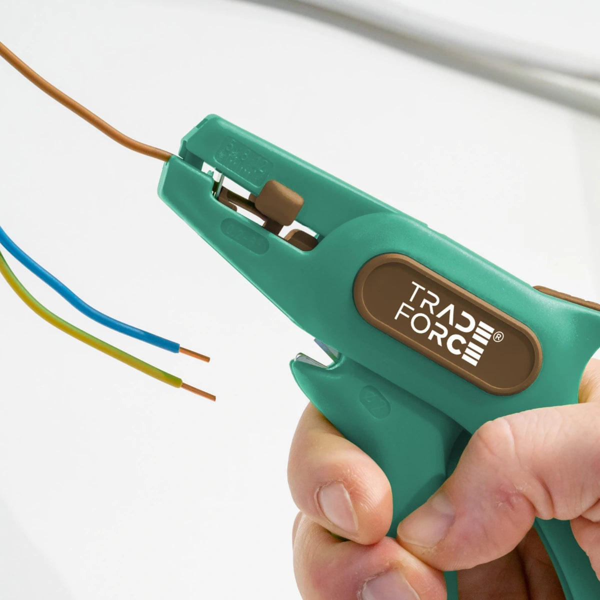 Automatische Abisolierzange 0,2–6mm² (AWG 24–10) mit Seitenschneider, Bio-based