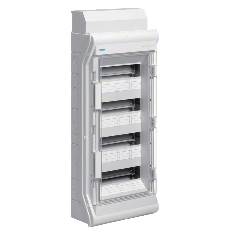 Hager Vectror Aufputz Kleinverteiler 4x12TE - VE412DN