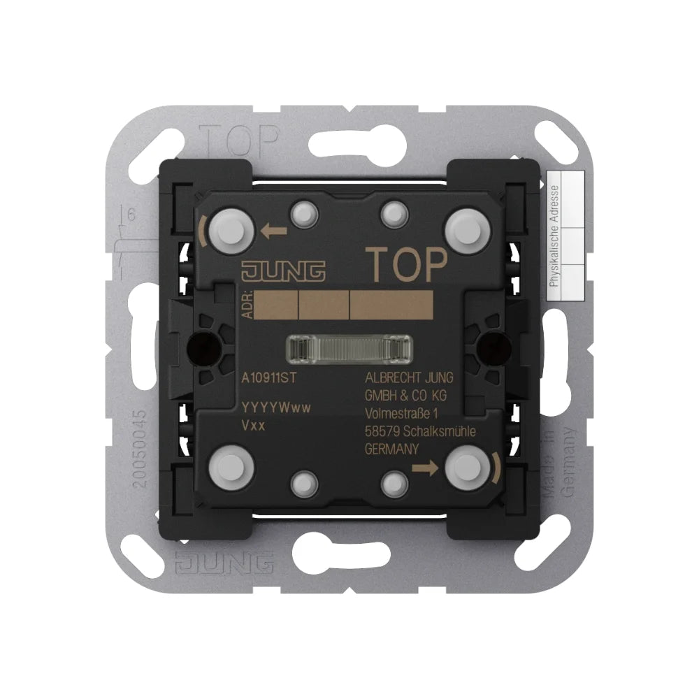 JUNG KNX Taster Universal 1-fach Secure für Serie AS/A (ohne Wippe) - A10911ST