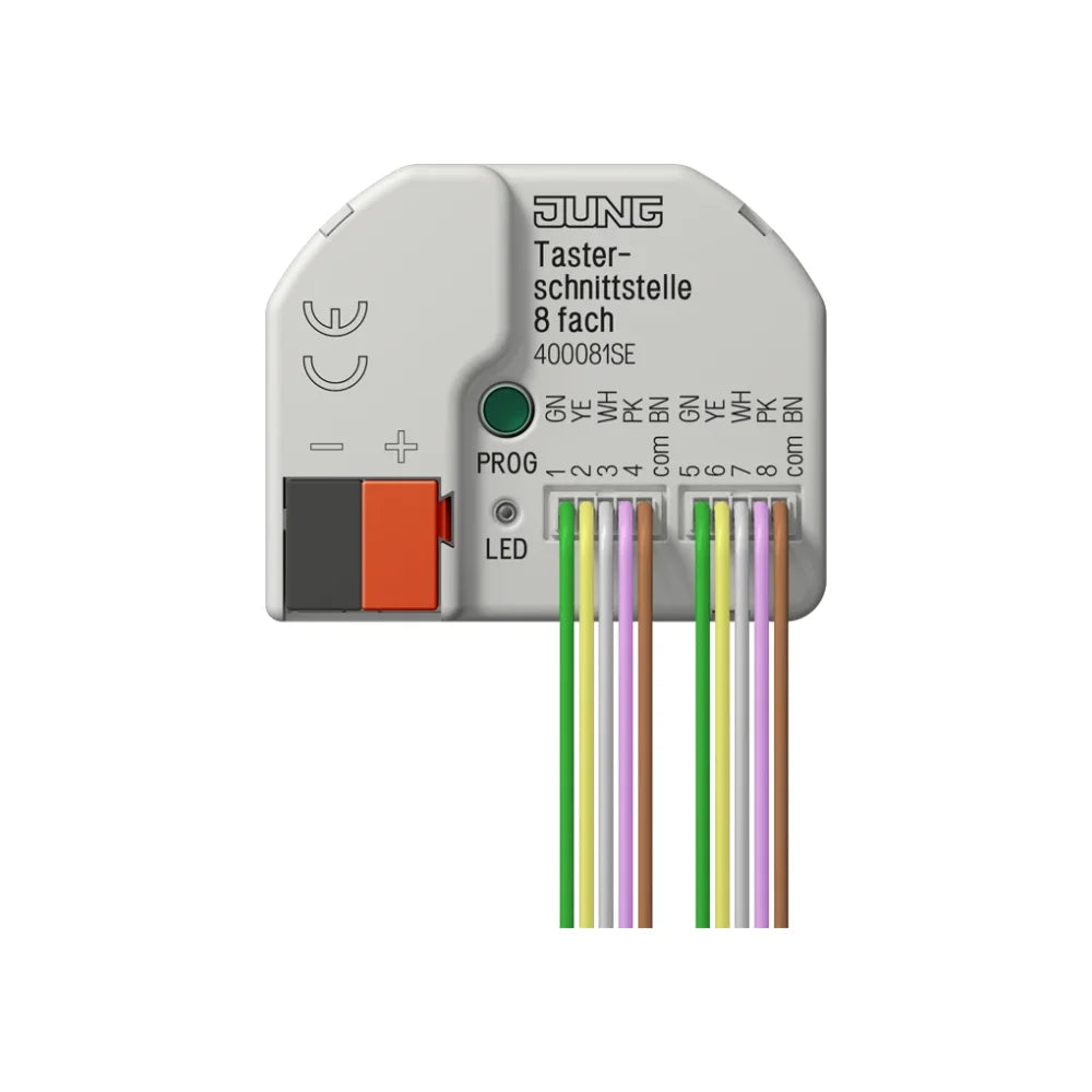 JUNG KNX Tasterschnittstelle 8-fach Secure UP - 400081SE