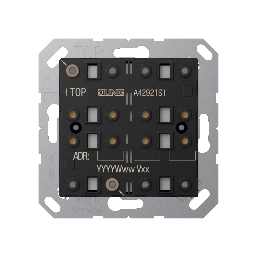 JUNG KNX Tastsensor-Modul F40 Universal 2-fach Secure Serie A (ohne Tastensatz) - A42921ST
