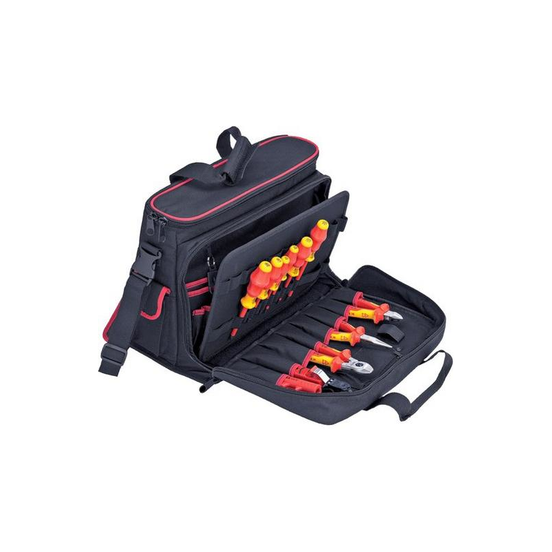 KNIPEX VDE-Notebook- und Werkzeugtasche 11-teilig schwarz