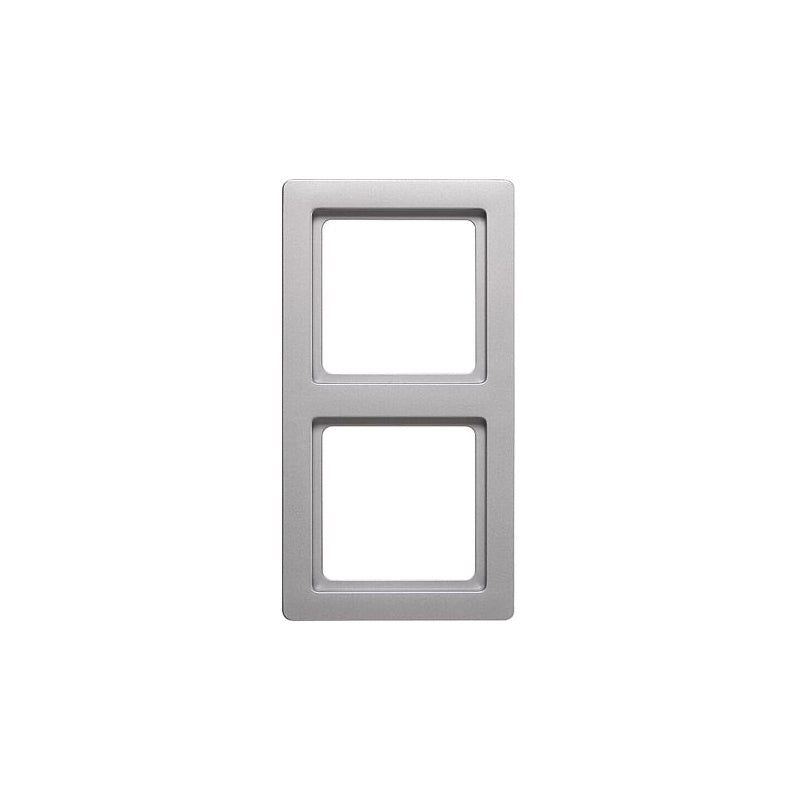 Berker Q.1 Rahmen 2-fach, alu samt