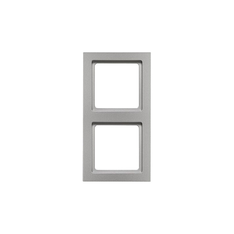 Berker Q.3 Rahmen 2-fach, alu samt