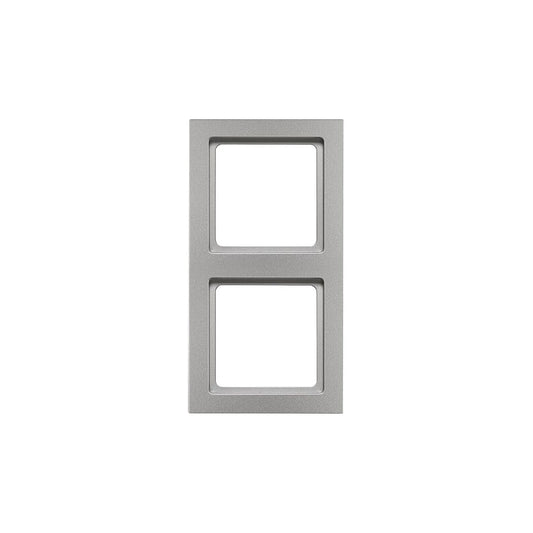 Berker Q.3 Rahmen 2-fach, alu samt