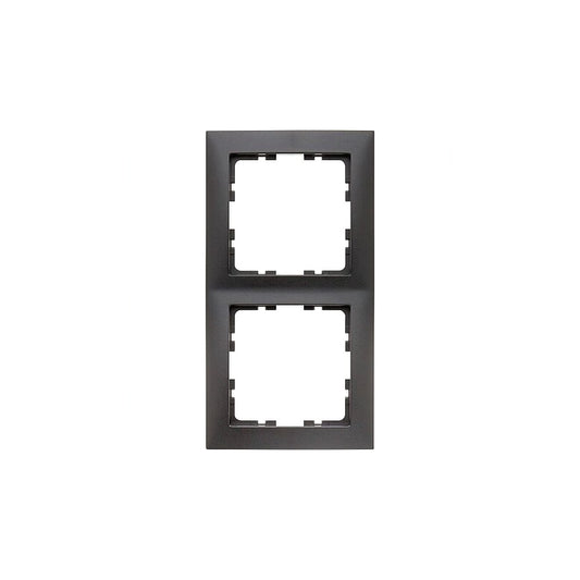 Berker S.1 Rahmen 2-fach, anthrazit matt