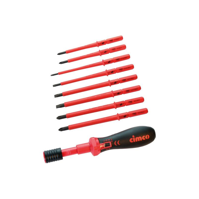 CIMCO VDE-Drehmoment-Schraubendreher-Set 9-teilig