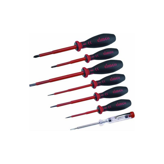 CIMCO Schraubendreher Sortiment für Elektriker 7-teilig