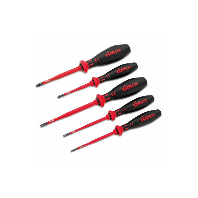 CIMCO VDE-Schraubendreher-Satz Slim 5-teilig