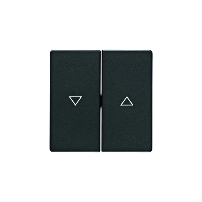 Berker Q.1/Q.3/Q.7 Wippe 2-fach mit Pfeil je Wippe, anthrazit samt