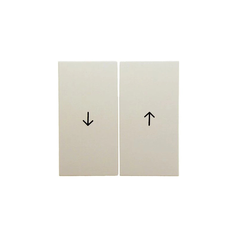 Berker S.1/B.3/B.7 Wippe 2-fach mit Pfeile je Wippe, weiß glänzend