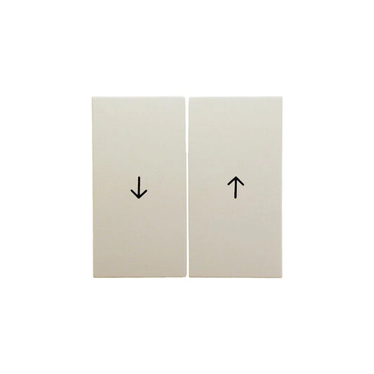 Berker S.1/B.3/B.7 Wippe 2-fach mit Pfeile je Wippe, weiß glänzend