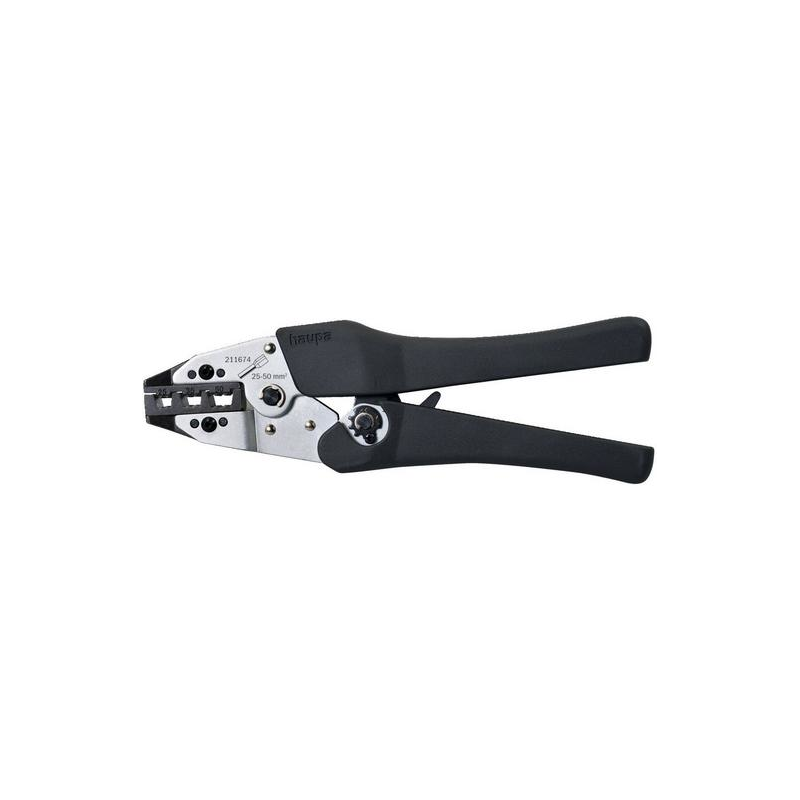 HAUPA Crimpzange für Aderendhülsen 25 - 50mm²