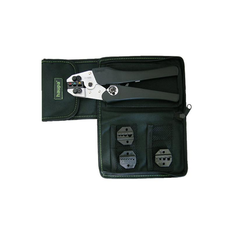 HAUPA Crimpzange und verschiedene Einsätze