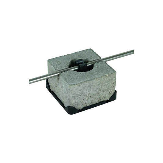 DEHN Dachleitungshalter für Flachdächer, Betonstein 100x100x70 mm